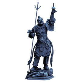 Kaiyodo Art Plastic Art PLA AP009 enou Statue, Tatten, Total Height: Approx. 6.3 inches (160 mm), Non-scale, Unpainted, Unassembled Plastic Model Kit