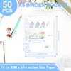 Pack of 50 A5 Document Wallets Waterproof Document Folders for