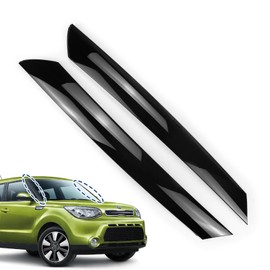 Exterior Molding Windshield A Pillar Outer Trim Garnish Driver Passenger Side Compatible with 2010-2013 KIA Soul 861702K500 861802K500 2PCS
