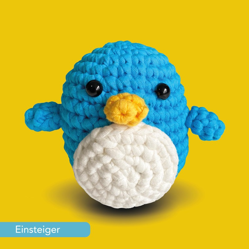 Die Bobbels Beginner's Crochet Set for Beginners with Easy Yarn,