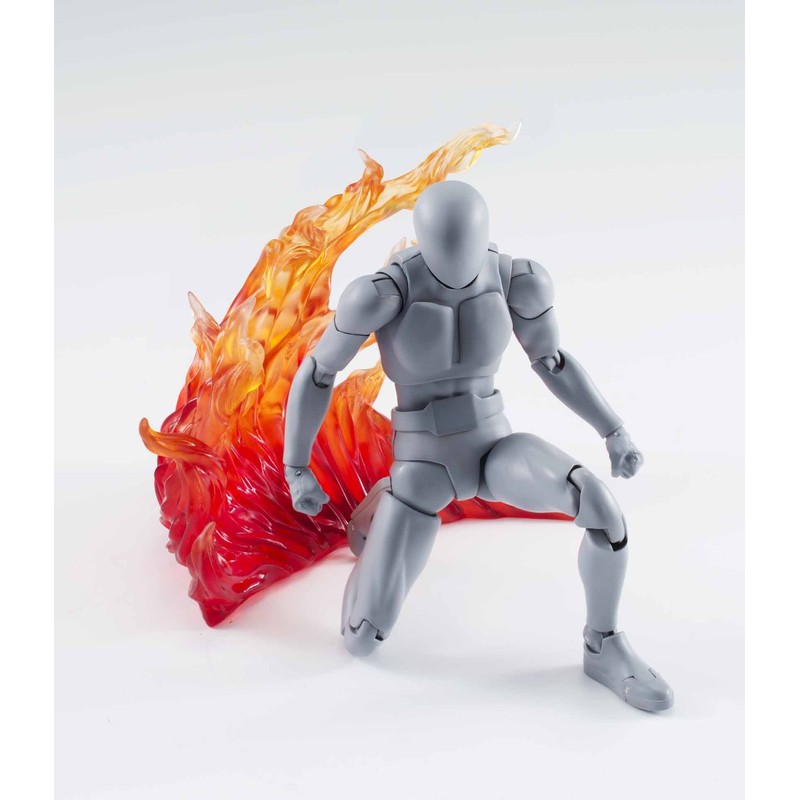 Bandai Tamashii Nations Tamashii Effect Burning Flame Action Figure, Red