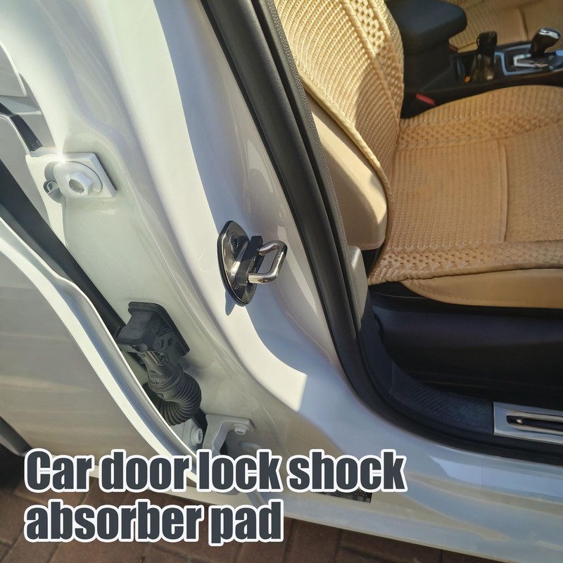 Hikiwin Silicone Car Door Latch Covers, Car Door Lock Cover