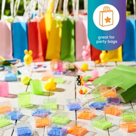 THE TWIDDLERS - 24 Mini Maze Puzzle Cubes, UV Reactive Games, Kids Brain Teaser Challenge, Perfect Science Party Bag Favours, Cracker Stocking Fillers, Cool Classroom Rewards for 6 to 10 Year Olds