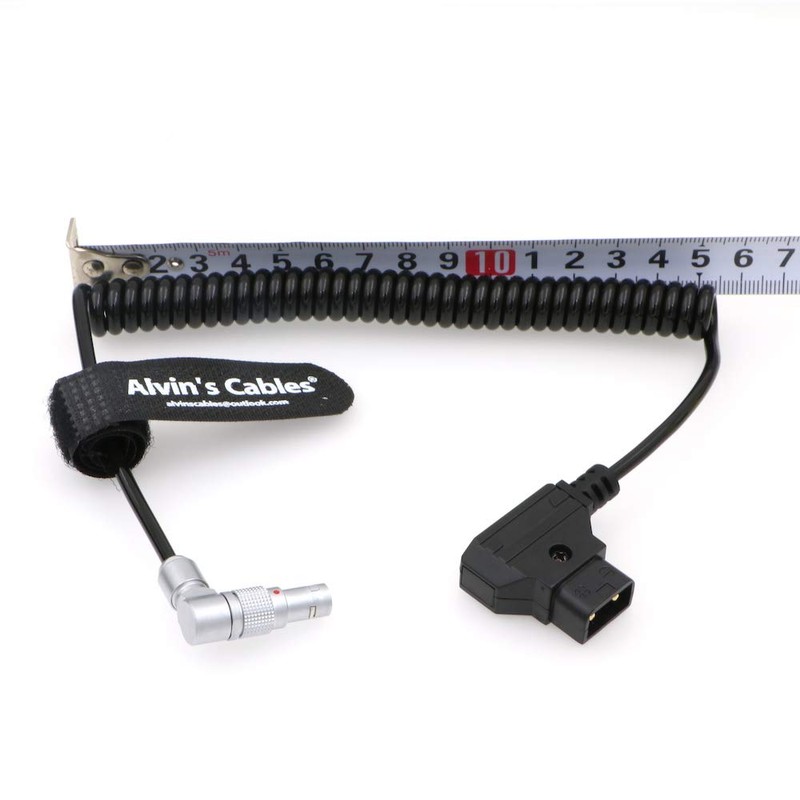 Alvin's Cables Rotatable Right Angle 2 Pin Male to D-Tap
