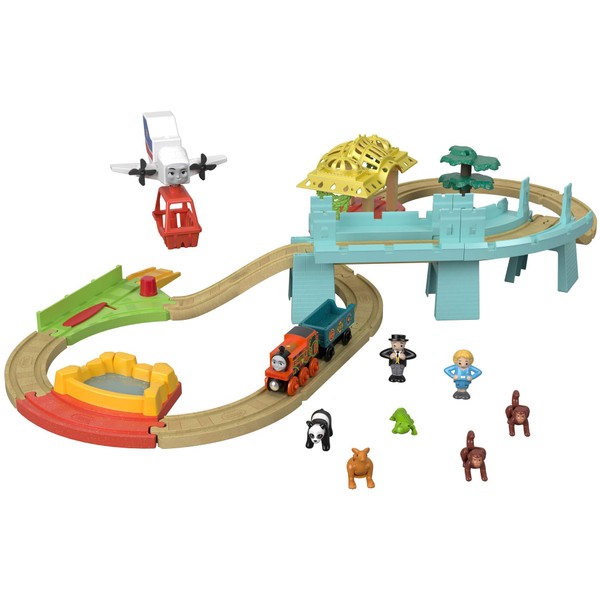 Thomas & Friends Wood Big World Adventures Set with Train