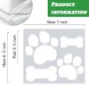 beinkmake Paw Print Router Template Dog Bones Acrylic Router Template