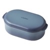 Takenaka Lunch Box, Caston Wide Lunch Box, Blue, 22.0 fl