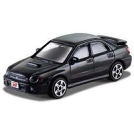 BUR 30109K 1:43 Subaru Impreza Car Diecast Model Replica in Black