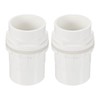 PATIKIL 50mm/2" PVC Water Tank Pipe Connector, Coupling Fitting Adapter