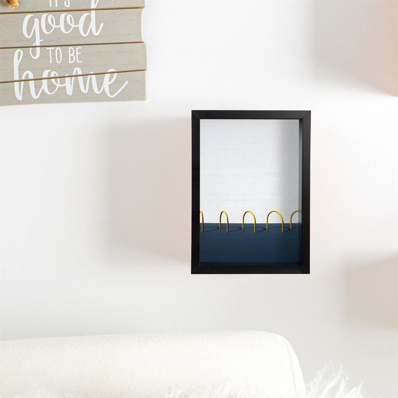 Nicola Spring 1x Black 5 x 7 inch 3D Deep