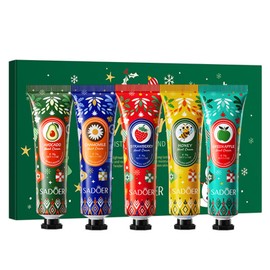 MrCuvaryas 5 Pack Christmas Hand Cream Gift Set, Gifts for Teenage Girls Hand Cream Gift Set, Christmas Stocking Stuffers, Hand Cream For Women, Hand Moisturizer, Hand Cream For Dry Cracked Hands