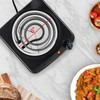 OVENTE Electric Countertop Single Burner, 1000W Cooktop with 6" Stainless
