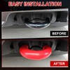 Front Tow Hooks Covers Compatible with 2004-2024 Ford F150, Bronco