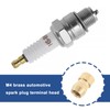 VGOL 10pcs M4 Spark Plug Terminal Nut Brass Spark Plug