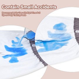 MOEMOE BABY Leakproof Diaper Pants for Potty Training 2 Packs Nighttime Diaper Short for Toddler Boys and Girls, Pink