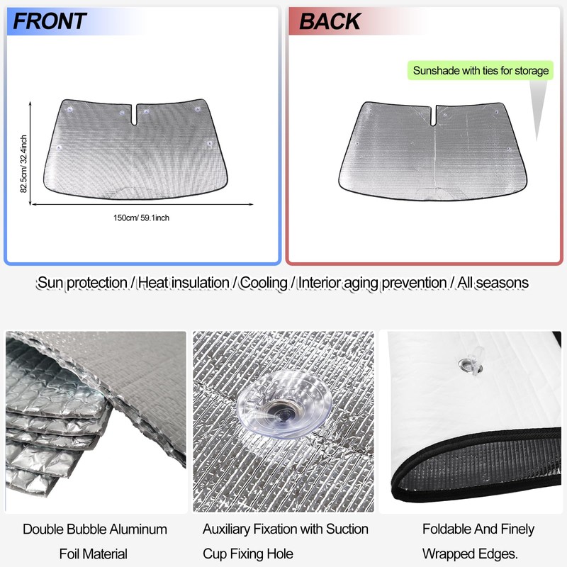 Windshield Sunshade for Honda Pilot 2003 2004 2005 2006 2007