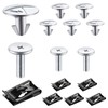 BERNOI 15pcs Lower Engine Shield Cover Bolt Kit, Including 6pcs