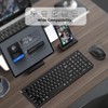 JOYACCESS Upgraded 2.4GHz Wireless Keyboard Mouse Combo, Ergonomic and Dustproof