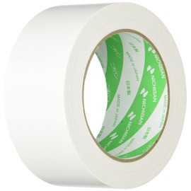 Nichiban Cloth Tape, 1.0 inches (50 mm) x 86.5 ft (25 m) Roll, 1215-50 White