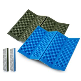 ds. distinctive style Fold Hiking Seat Pad, 2 Pieces Camping Portable Aluminium Film Foam Seat Pad for Outdoor
