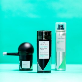 VidalForce. Scattered Hair Dark Brown 30 g I 100% Natural Root Powder I Thick Hair in 20 Seconds I Root Powder Dark Brown I Pouring Hair for Hair Thickening I Hairline Powder I Hair Powder Men and