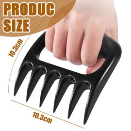 SULIUDAJI Pack of 2 Pulled Pork Claws, Pulled Pork Forks, Pulled Pork Claws, Meat Claws, Bbq Meat Claws, Bear Claws, Crushing Claws for Shredding and Mixing Pulled Pork, Chicken, Beef