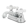 Kingston Brass KS3601PX Restoration 4-Inch Centerset Lavatory Faucet with Porcelain