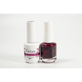 Gelixir Duo Matching Gel and Nail Polish, Made in USA. (074-Pansy Purple)