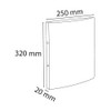 Exacompta - ref. 542557E - 1 printed glossy card binder