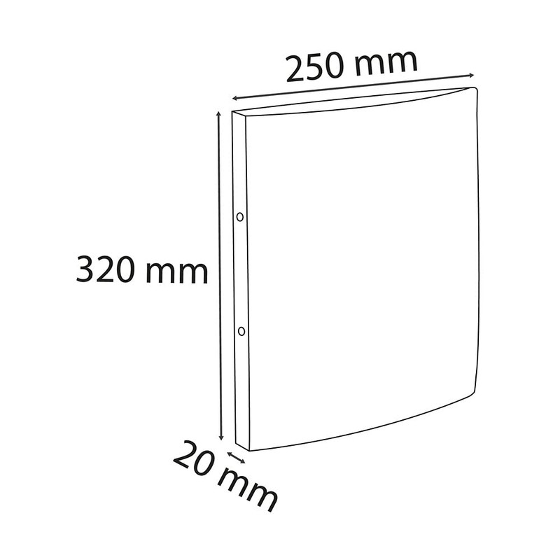 Exacompta - ref. 542557E - 1 printed glossy card binder