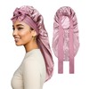 Braids Satin Bonnet for Sleeping Long Bonnet Women Hair Bonnet