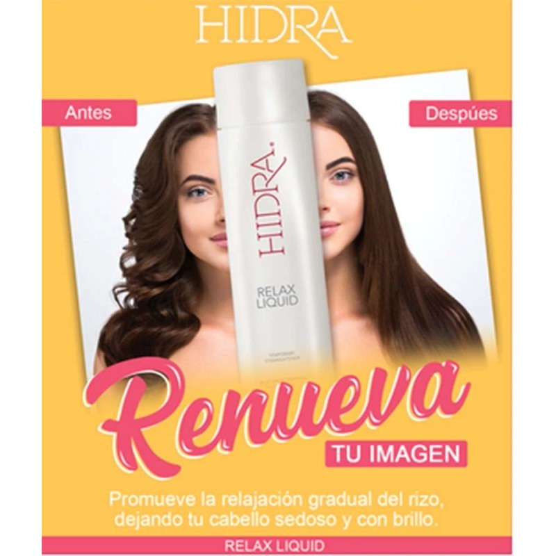 2 Bottles Hidra Relax Liquid Temporary Straightener 10 1 oz