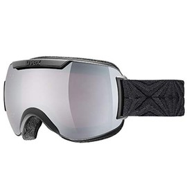 Uvex Downhill 2000 Ski Goggles Black Lens Litemirror Silver S3 Double Lens