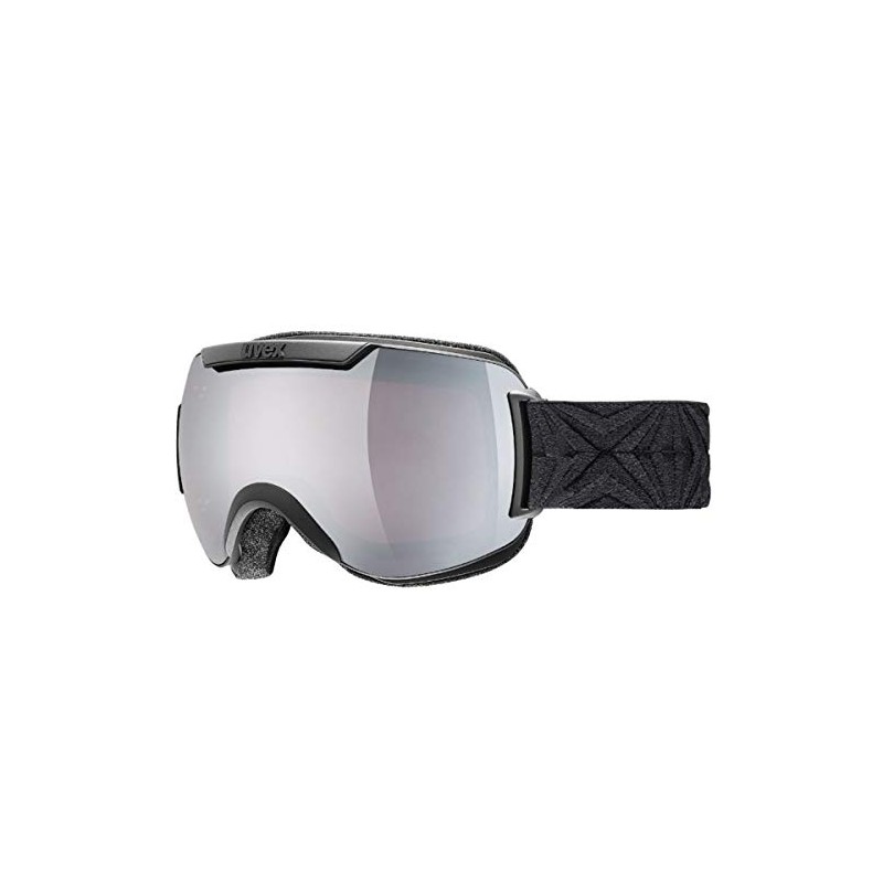 Uvex Downhill 2000 Ski Goggles Black Lens Litemirror Silver S3