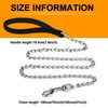 Heavy Duty Metal Dog Leash, 180cm Chew Proof Pet Leash