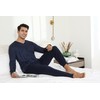 Bresdk Men's Long Winter Cotton Sleepwear Men's Gift, Blue print