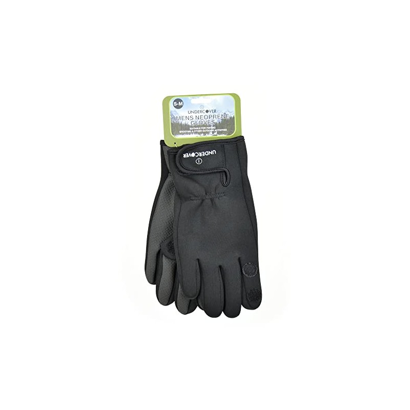 Undercover Mens Fishermans Neoprene Gloves GL638UCL Black L/XL