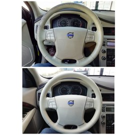 Carbusonic Volvo leather dye Calcite Cream C70 C30 S40 S60 leather repair paint self seal. (250ml)