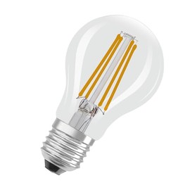 OSRAM LED Superstar Classic LED-Lampe A 75 in klassischer Kolbenform, klarer Glaskörper, 5 W, 1055 lm, E27 Fassung, warmweißes Licht mit 2700 K, EEK A, 60 mm Durchmesser, 2er-Pack