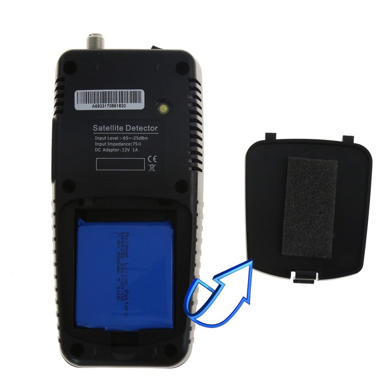 SATLINK Satellite Finder Meter DVB-S2/S HD Digital Satellite Receiver FTA