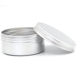 DIY Container Aluminium Round Reusable Container with Lid - 150ml