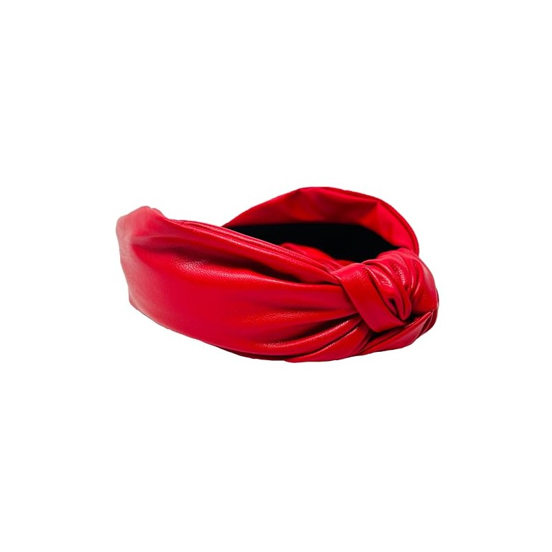 Shimmer Anna Shine Women's Leather Headband (Red)