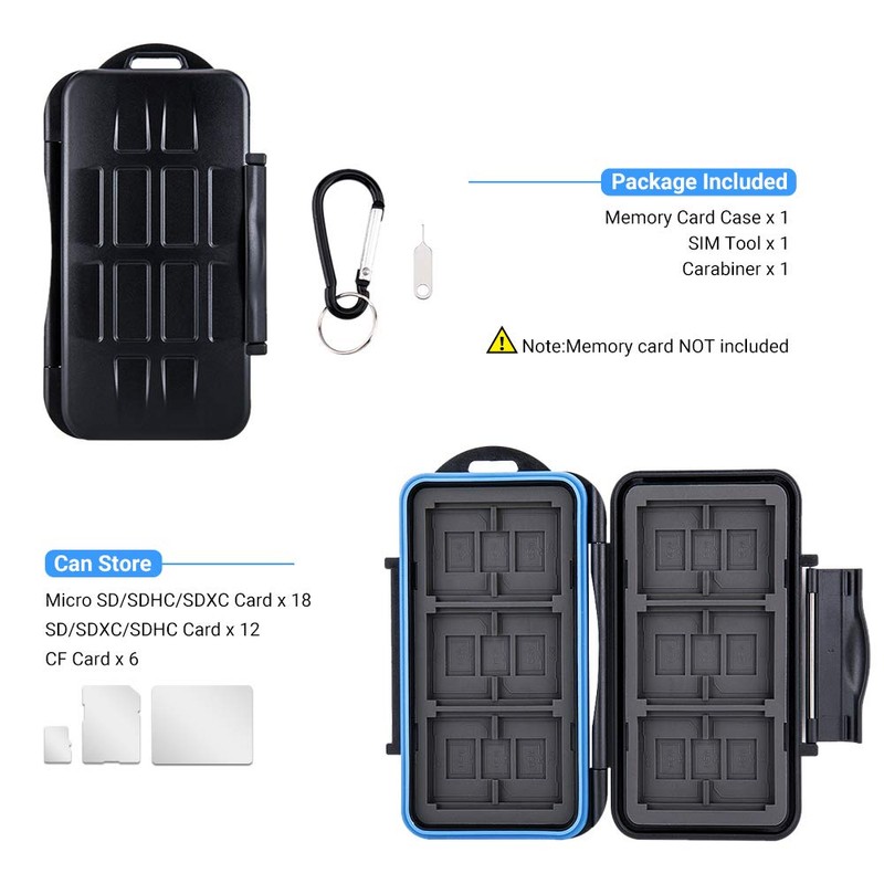 36 Slots SD Card Case Micro SD Card Case CF