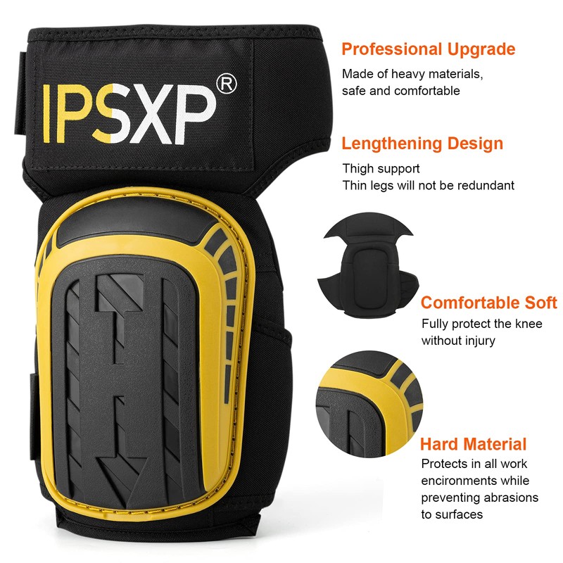 IPSXP Professional Knee Pads for Work,Gardening & Construction Knee Pads