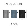 Pack of 3 Mini Notepad, Portable Notepad, PU Er Notebook,