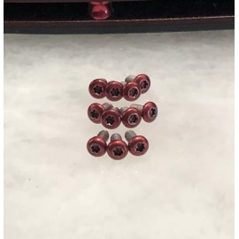 DH Translucent Red Stainless Steel Screws Set For Benchmade Mini Freek 565-1 Knife
