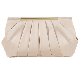 ArtHertz Clutch Bag for Weddings, Parties, Formal Bags, Weddings, 2-Way Parties, champagne gold-A
