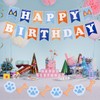 Blue Dog Happy Birthday Banner, Dog Themed Banner Happy Birthday