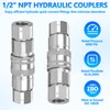 Cplbrb 1/2’’ NPT Flat Face Hydraulic Quick Connect Couplers/Couplings with