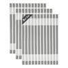 Lashuma Tea Towels, Grey / White, Set of 3 Hand